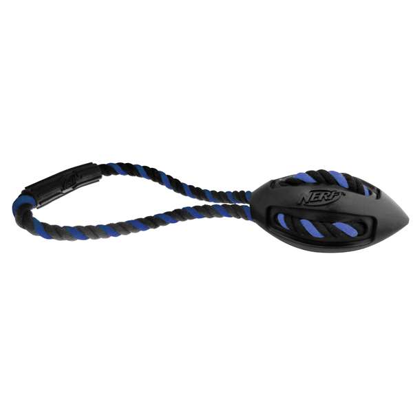 Nerf Dog Rubber and Rope Tug