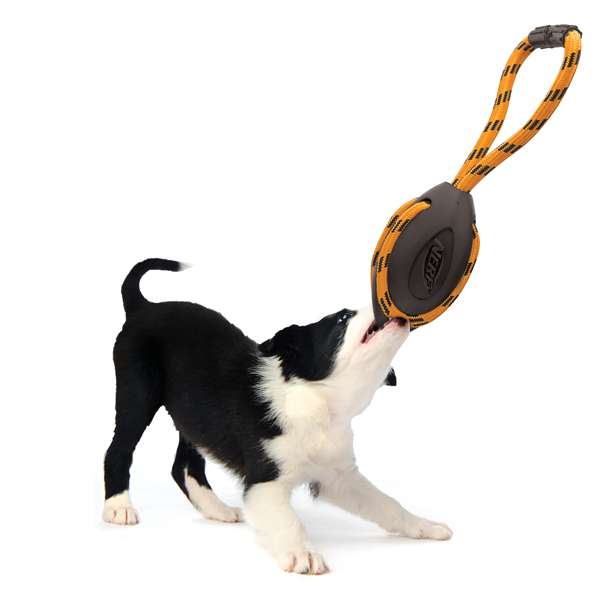 Nerf Dog Rubber and Rope Tug
