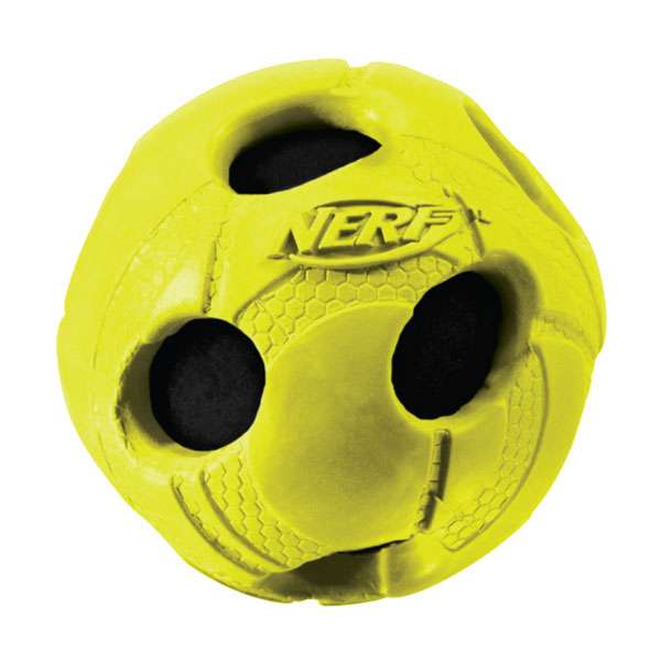 Nerf Dog Wrapped Bash Ball – gummiummantelt