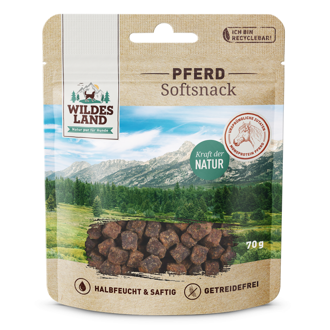 Wildes Land Softsnack Pferd