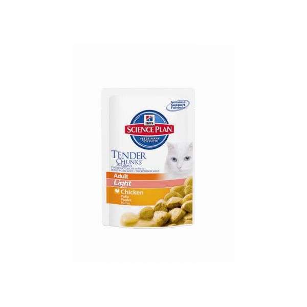 Hills Feline Portionsbeutel Light Adult mit Huhn