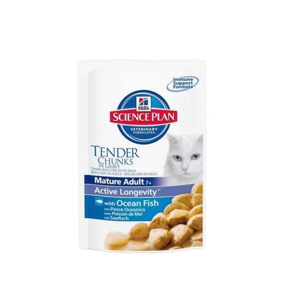 Hills Feline Portionsbeutel Mature Adult mit Seefisch