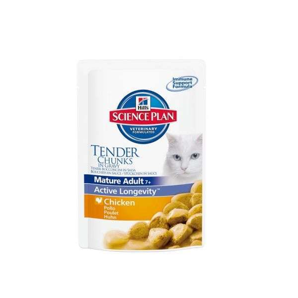 Hills Feline Portionsbeutel Mature Adult mit Huhn