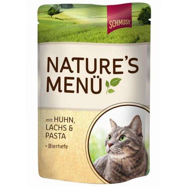 Schmusy Natures Menü Huhn und Lachs