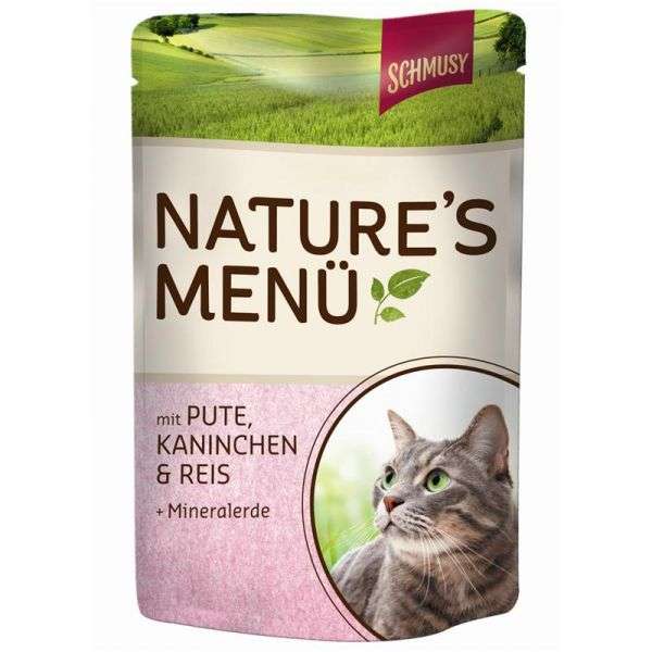 Schmusy Natures Menü Pute und Kaninchen