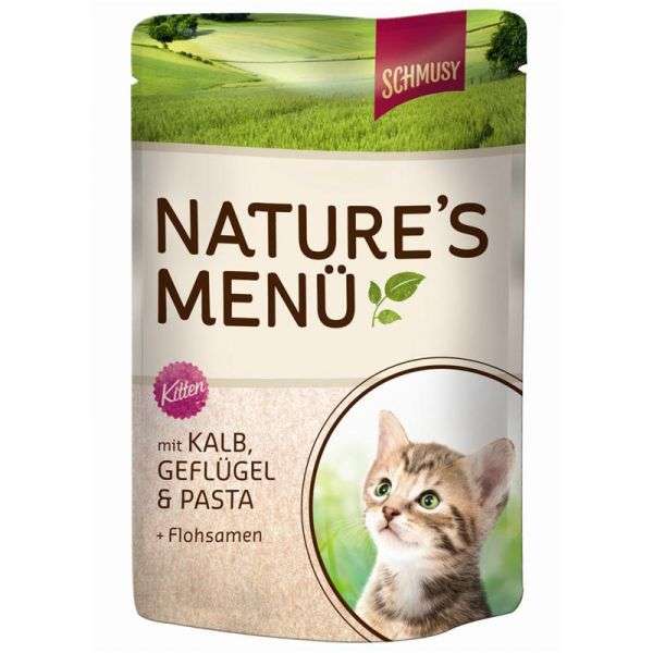 Schmusy Natures Menü Kitten Kalb