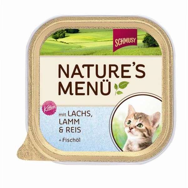 Schmusy Natures Menü Kitten Lachs