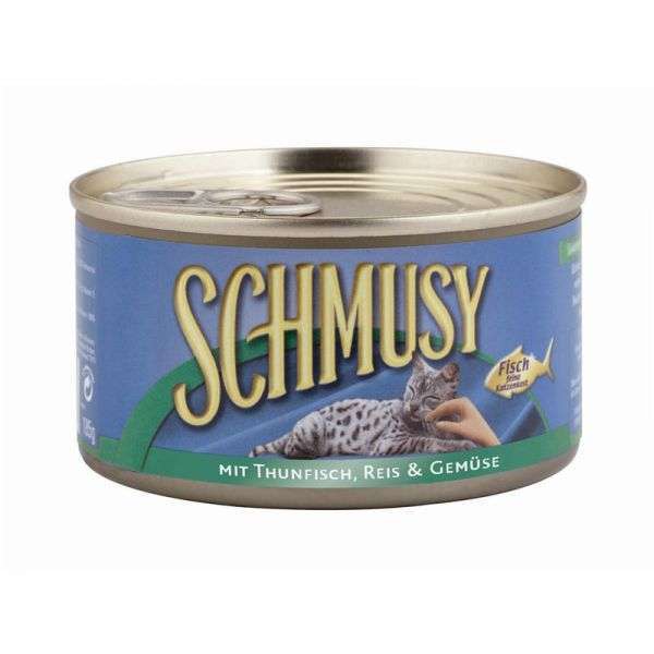 Schmusy Fisch Thunfisch + Reis & Gemüse