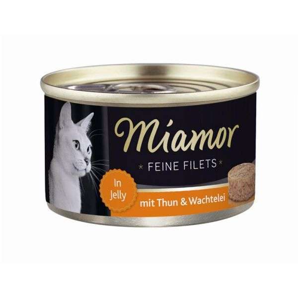 Miamor Feine Filets - Thunfisch & Wachtelei
