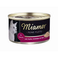 Miamor Feine Filets - Filets Huhn + Schinken & Reis