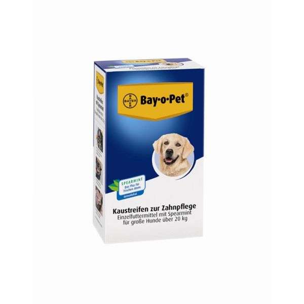 Bay-o-Pet Zahnpflege Kaustreifen Spearmint f. Große Hunde