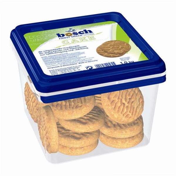 Bosch Dog Cake im Eimer