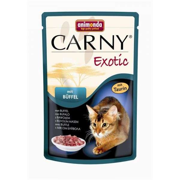 Animonda Cat Frischebeutel Carny Exotic mit Büffel