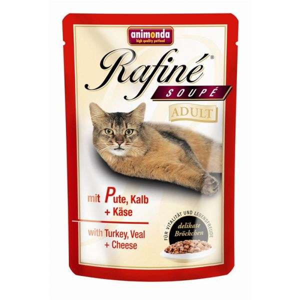 Animonda Rafine Soupe Pute + Kalb & Käse
