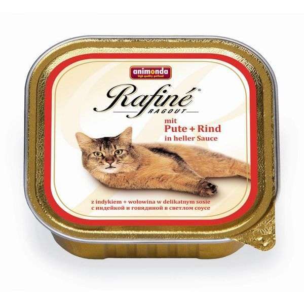 Animonda Schale Rafine Ragout mit Pute & Rind in Sauce