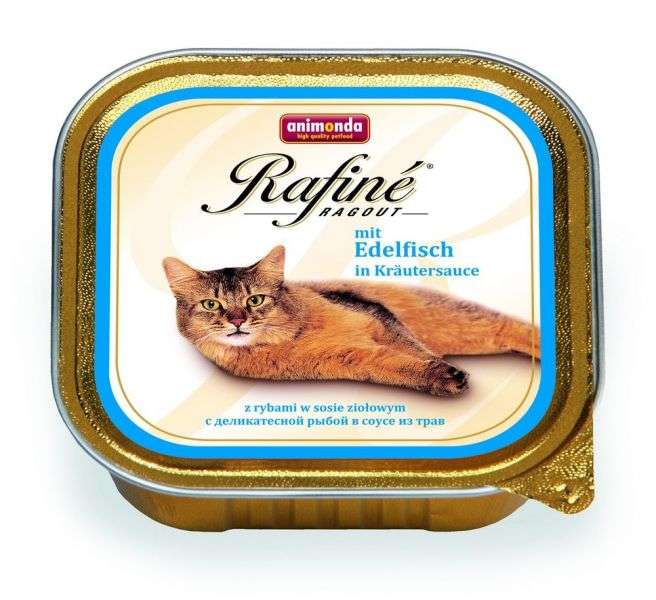 Animonda Schale Rafine Ragout mit Edelfisch in Kräutersauce