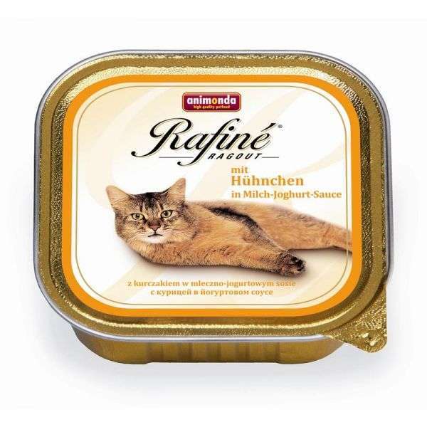 Animonda Schale Rafine Ragout mit Hühnchen in Milch - Joghurt - Sauce