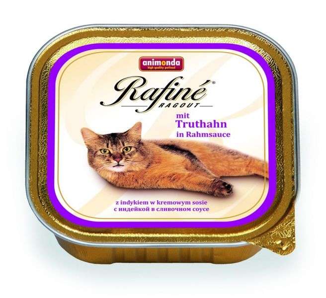 Animonda Schale Rafine Ragout mit Truthahn in Rahmsauce