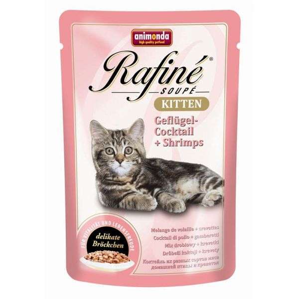 Animonda Rafine Soupe Kitten Geflügelcocktail & Shrimps