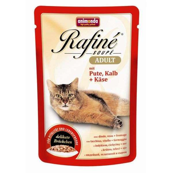 Animonda Rafine Soupe Pute + Kalb & Käse