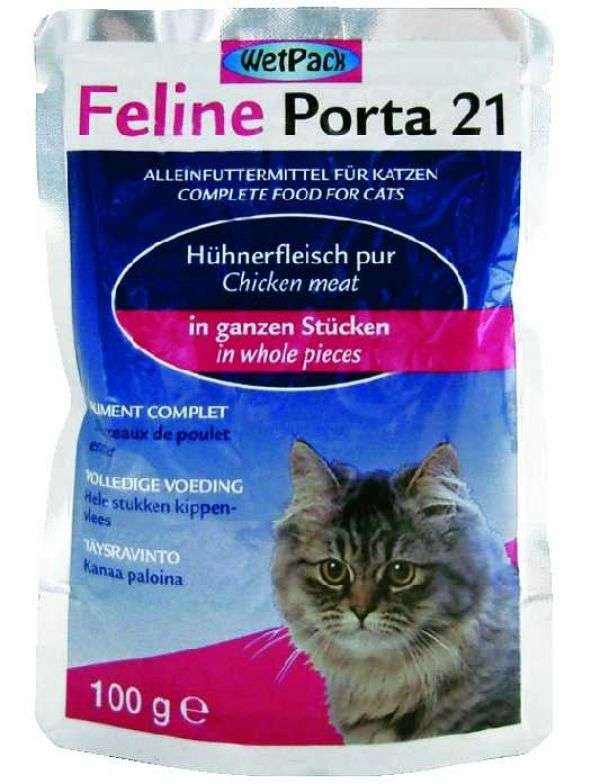 Feline Porta21 Hühnerfleisch pur in ganzen Stücken Pouch