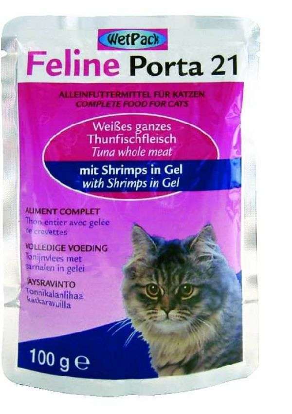 Feline Porta21 Thunfisch mit Schrimps Pouch