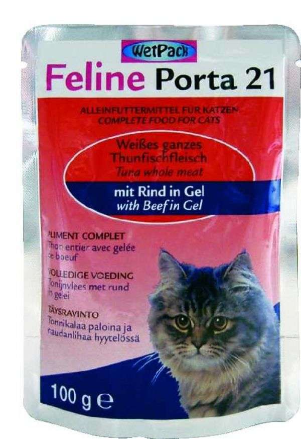Feline Porta21 Thunfisch mit Rind Pouch
