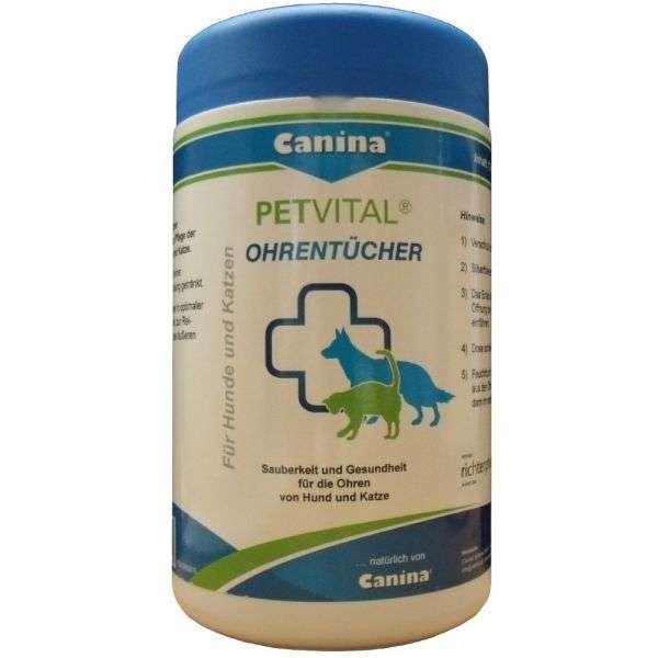 Canina Pharma PETVITAL Ohrentücher