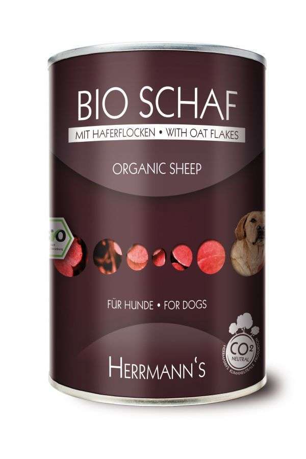 Herrmanns Bio Schaf + Haferflocken und Wurzelgemüse