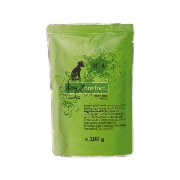 Dogz finefood Beutel No. 4 Huhn & Fasan