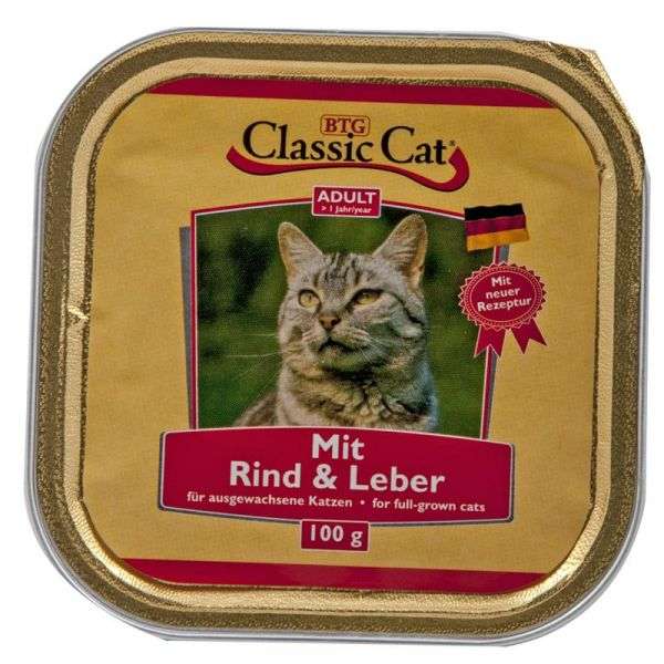 Classic Cat Schale Rind & Leber