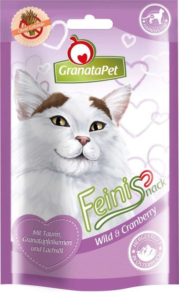 GranataPet Katzensnack Feinis Wild & Cranberry
