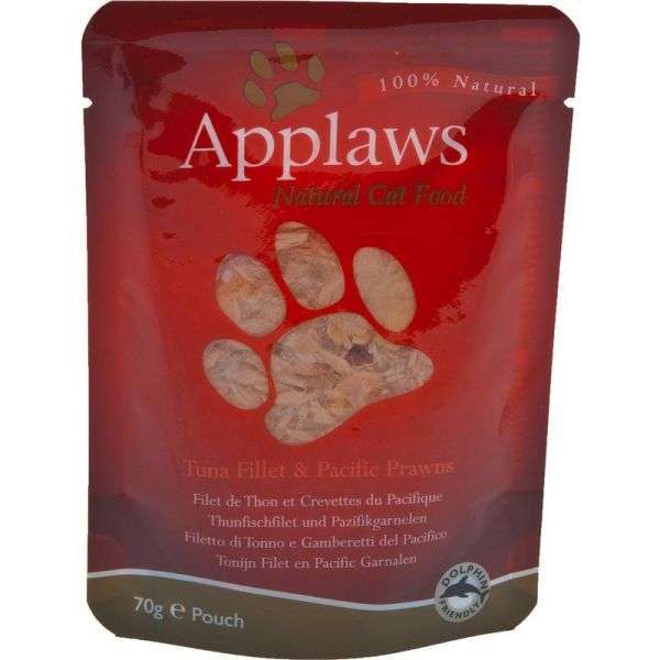 Applaws Frischebeutel Thunfischfilet & Pazifikgarnelen
