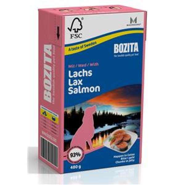 Bozita Dog Tetrapack Häppchen Gelee Lachs