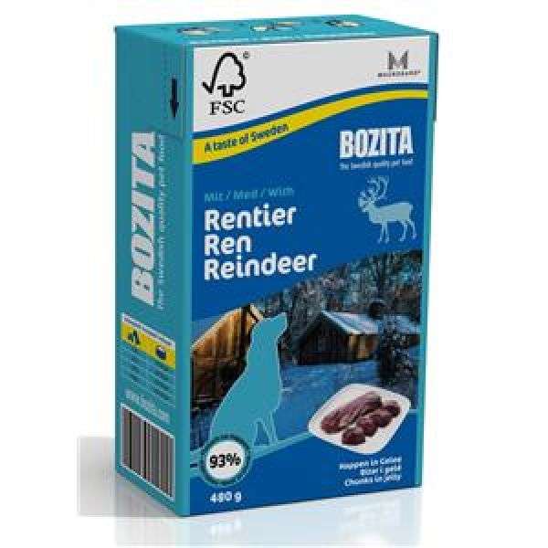 Bozita Dog Tetrapack Häppchen Gelee Rentier