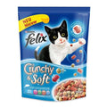 Felix Crunchy & Soft Lachs + Thunfisch & Gemüse